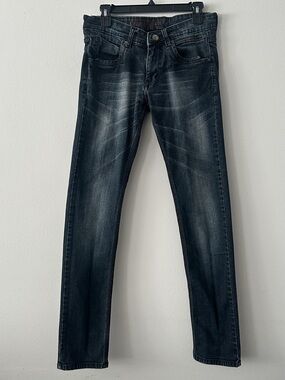 Colors Denim Co. Dark Wash Low Rise Jeans Size 34 inch / 86 cm